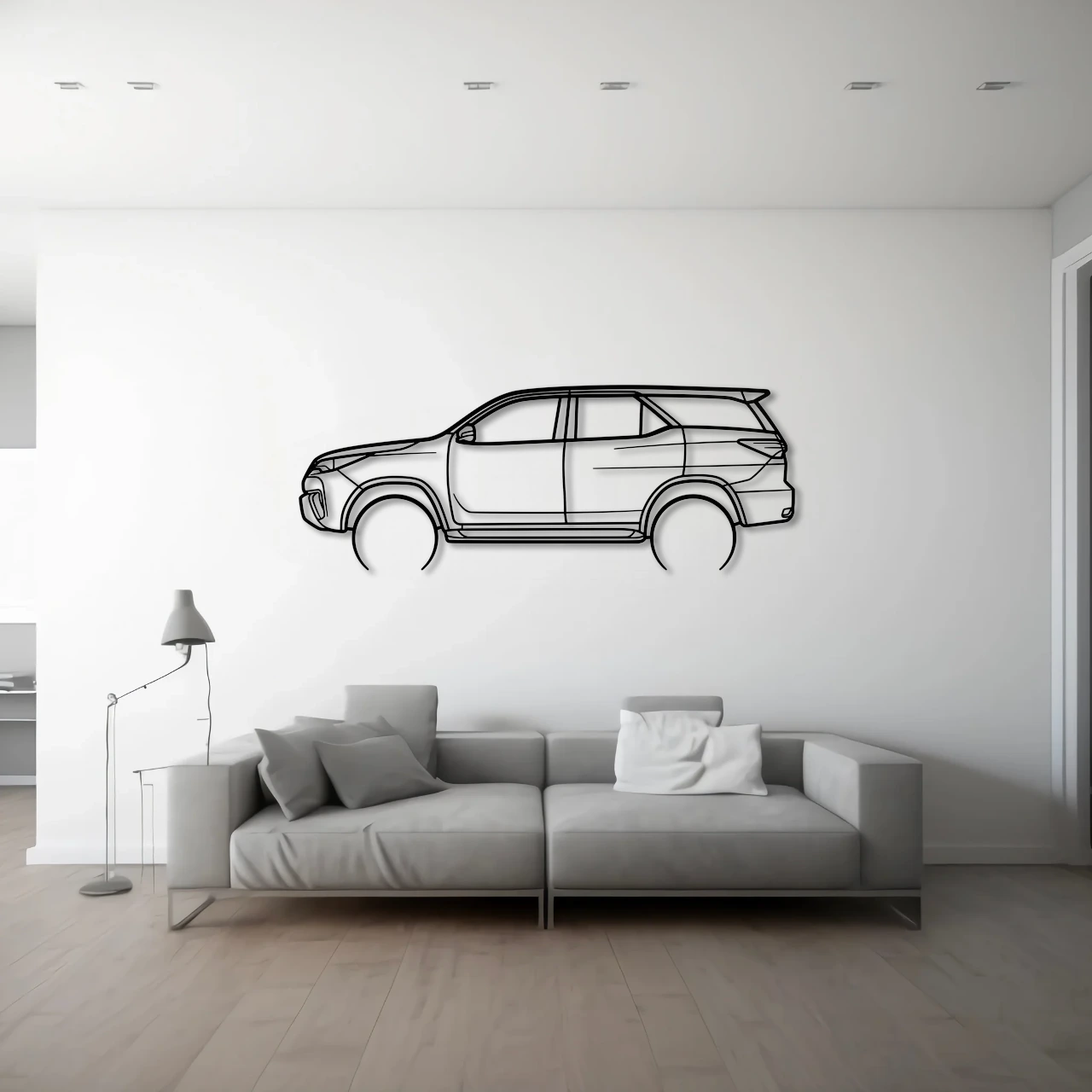 2023 FORTUNER METAL WALL ART - DopeCars