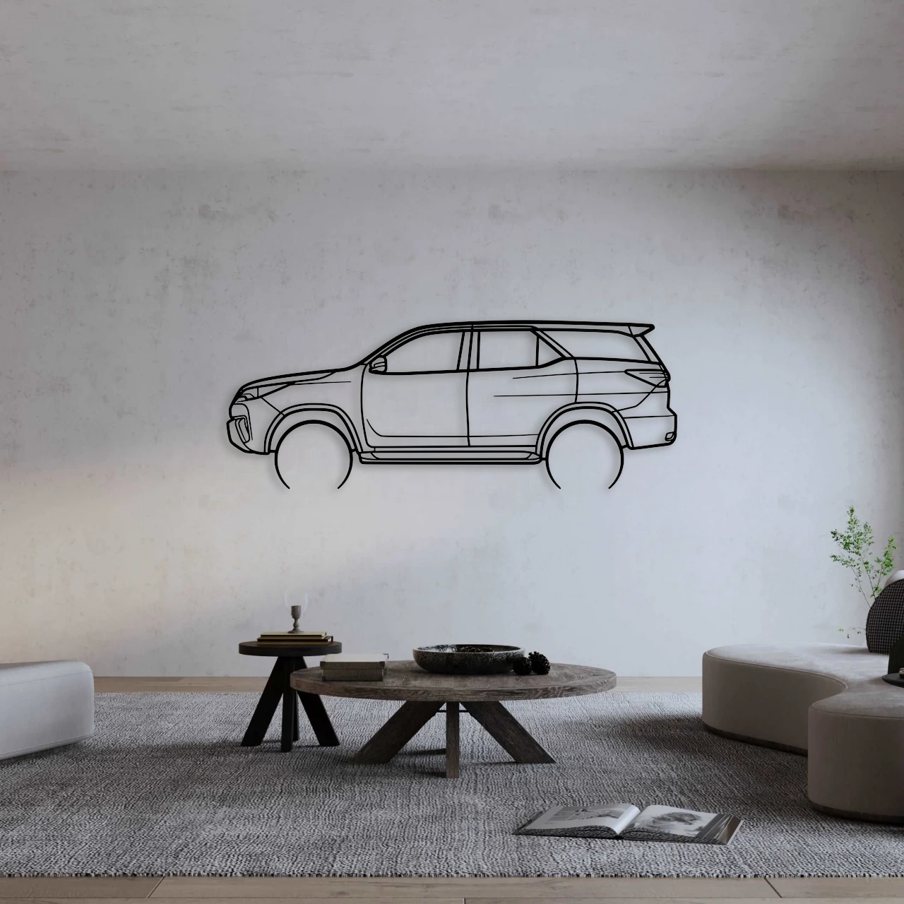 2023 FORTUNER METAL WALL ART - DopeCars