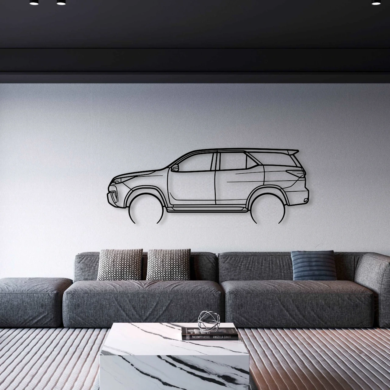 2023 FORTUNER METAL WALL ART - DopeCars