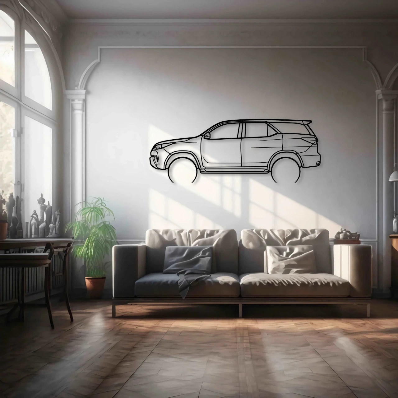 2023 FORTUNER METAL WALL ART - DopeCars