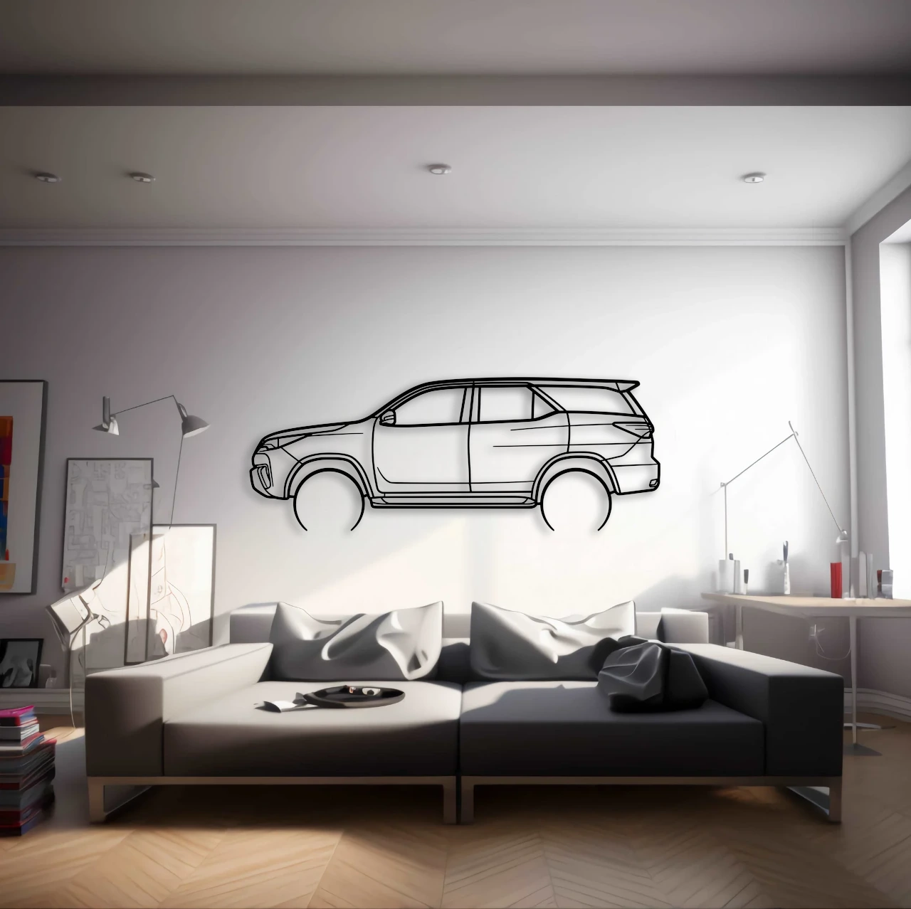 2023 FORTUNER METAL WALL ART - DopeCars