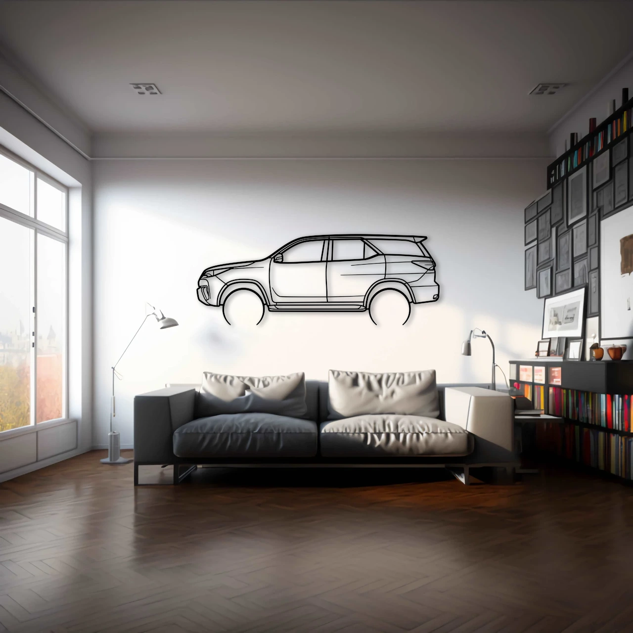 2023 FORTUNER METAL WALL ART - DopeCars