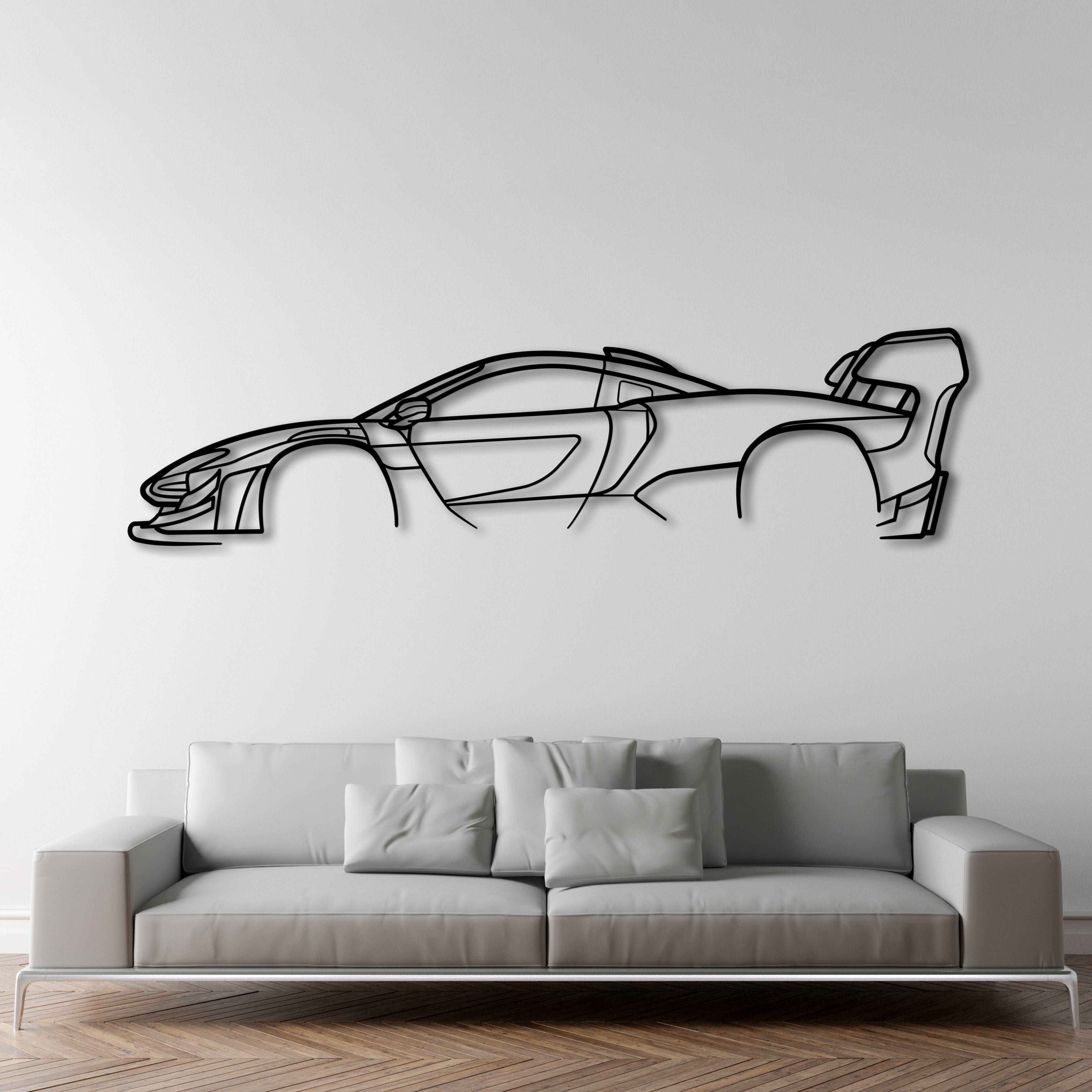 McLaren Senna GTR METAL WALL ART – DopeCars