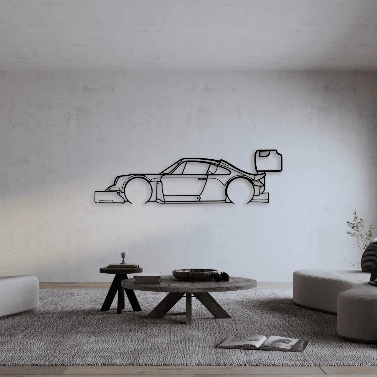 PORSCHE 911 PIKES PEAK METAL WALL ART - DopeCars