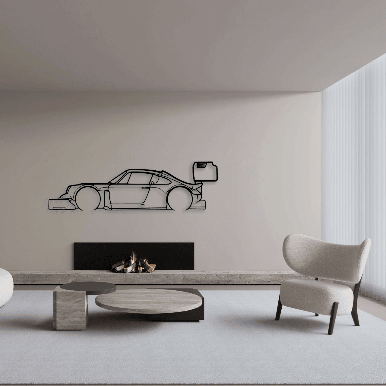 PORSCHE 911 PIKES PEAK METAL WALL ART - DopeCars