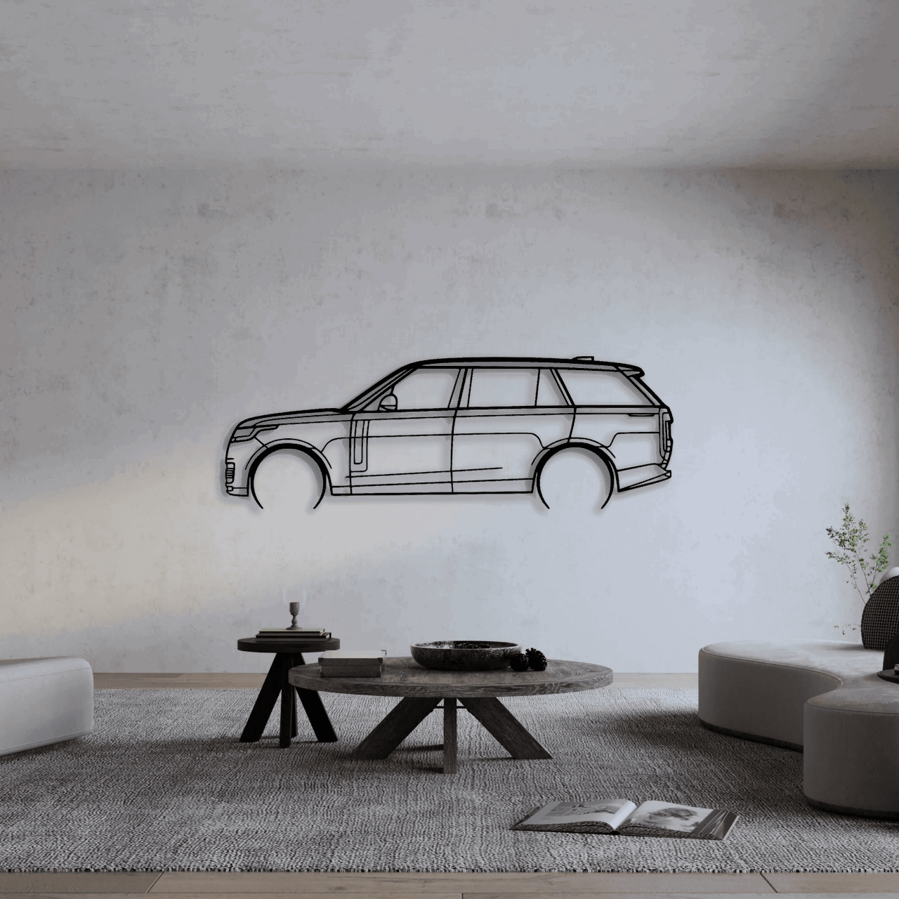 RANGE ROVER 2023 METAL WALL ART - DopeCars