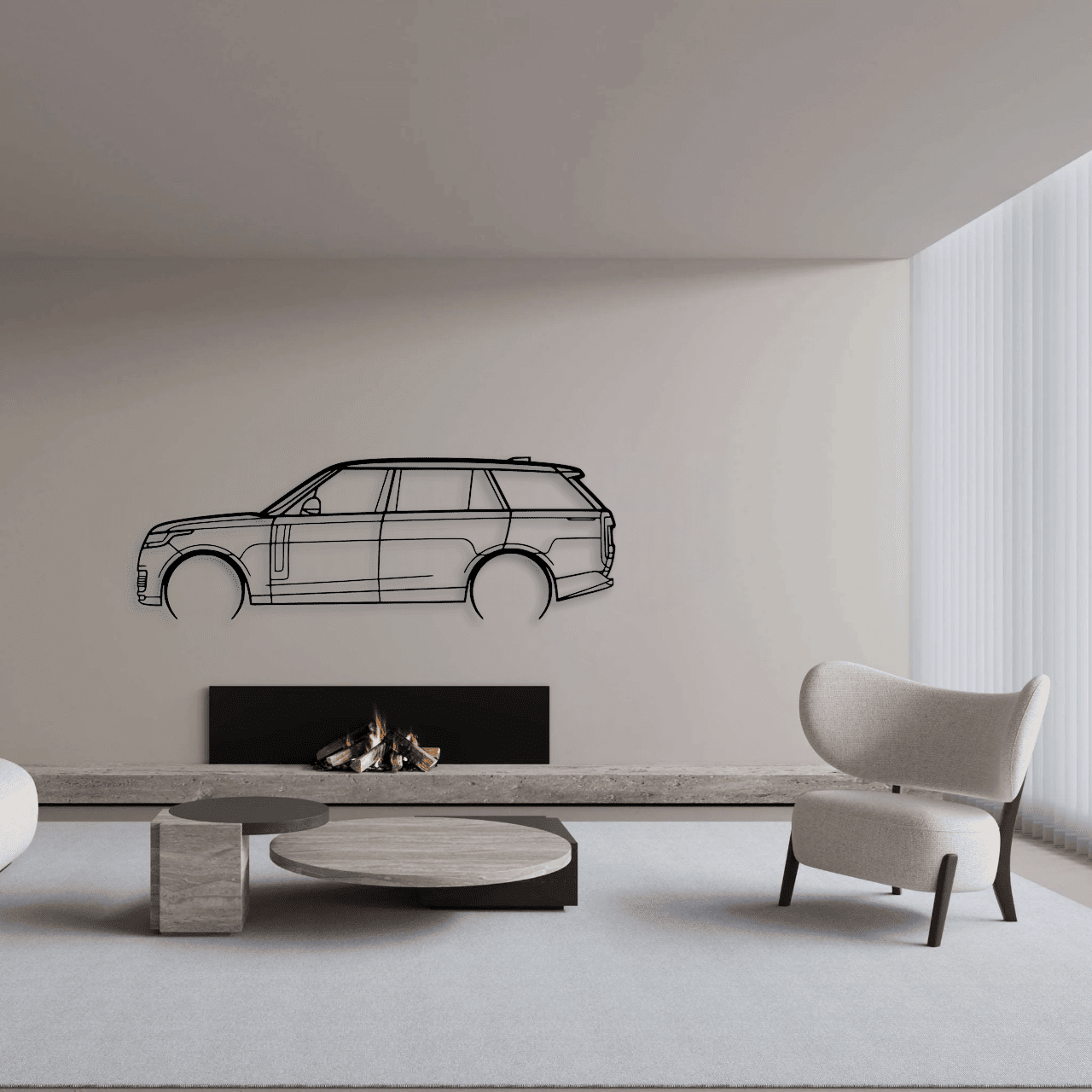 RANGE ROVER 2023 METAL WALL ART - DopeCars