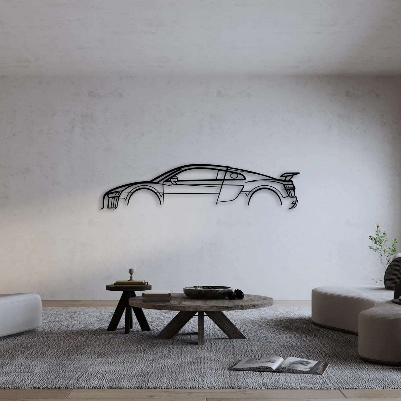 AUDI R8 V10 PLUS (GEN 2) METAL WALL ART - DopeCars