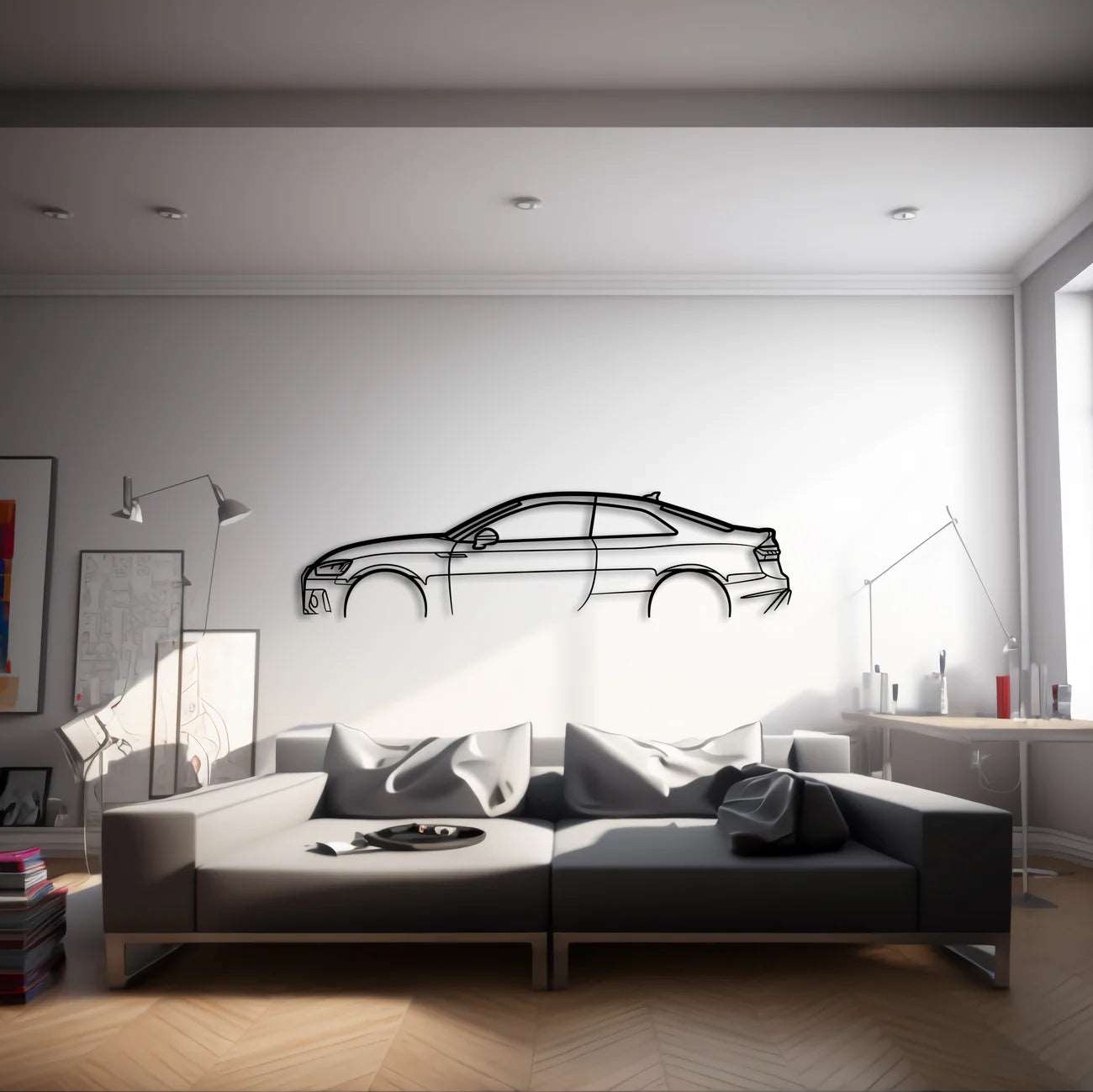 AUDI RS5 COUPE (B9-8W6 FACELIFT) METAL WALL ART - DopeCars