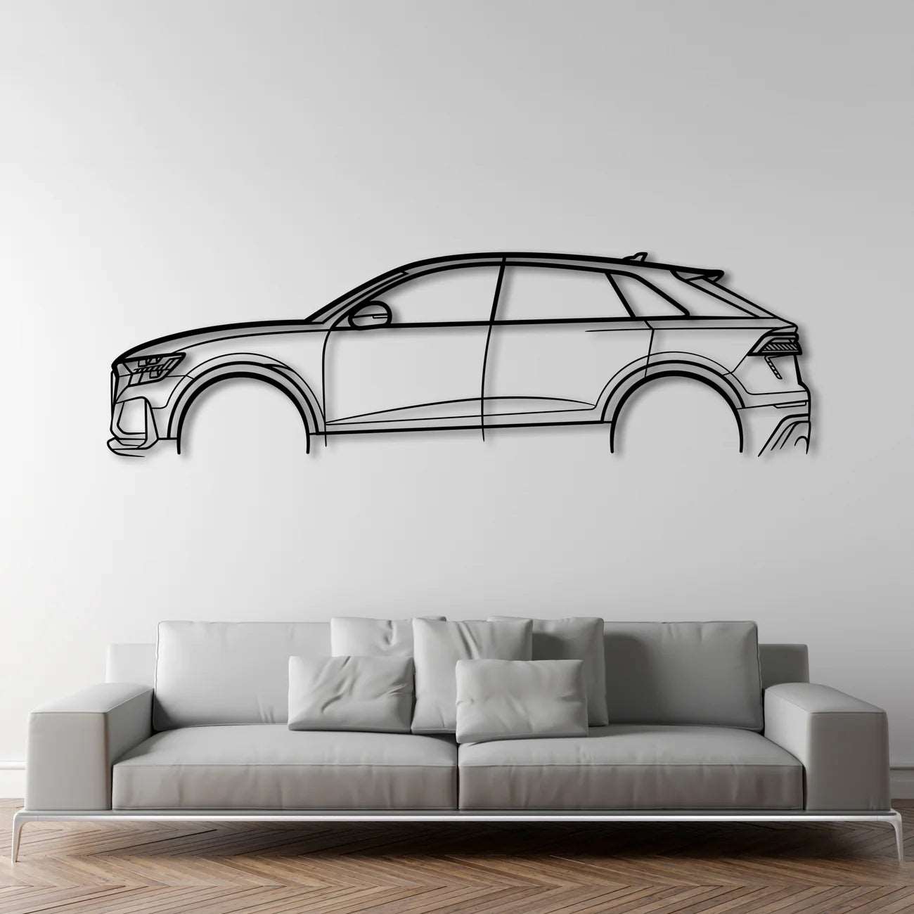 AUDI RSQ8 METAL WALL ART - DopeCars