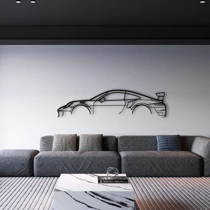 Porsche 911 GT2 RS (991.2) METAL WALL ART - DopeCars