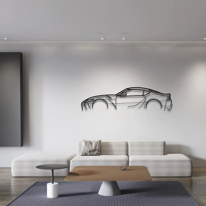 TOYOTA SUPRA MKV METAL WALL ART - DopeCars