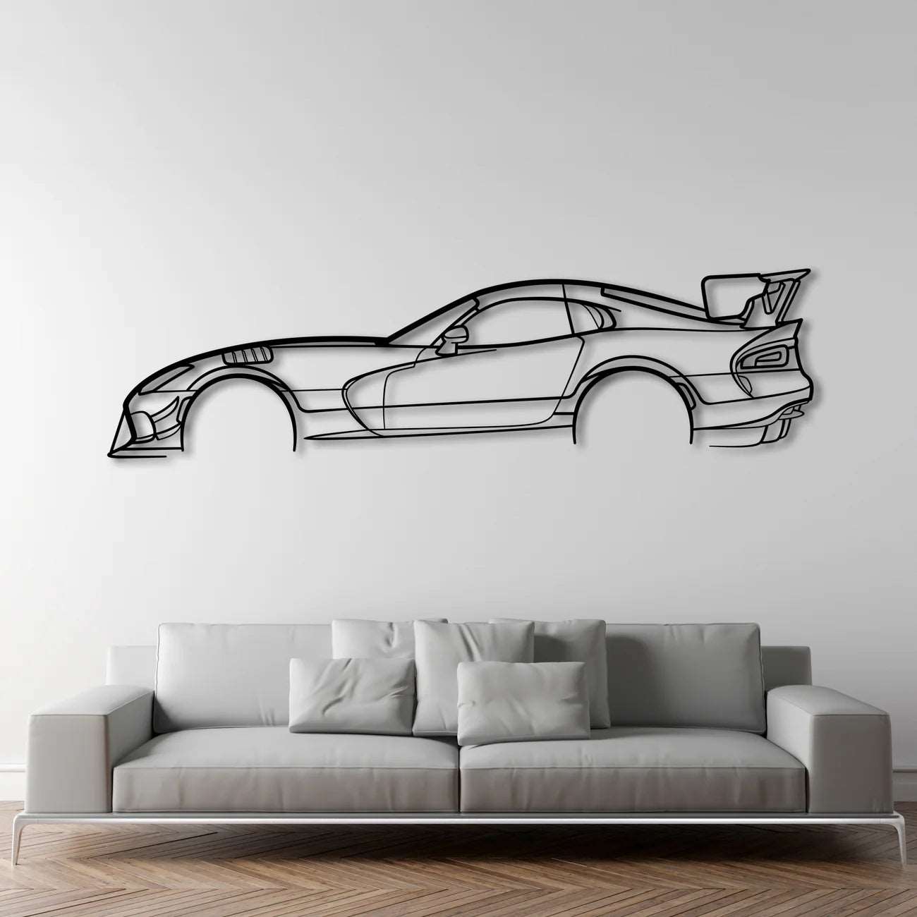 DODGE VIPER ACR METAL WALL ART - DopeCars