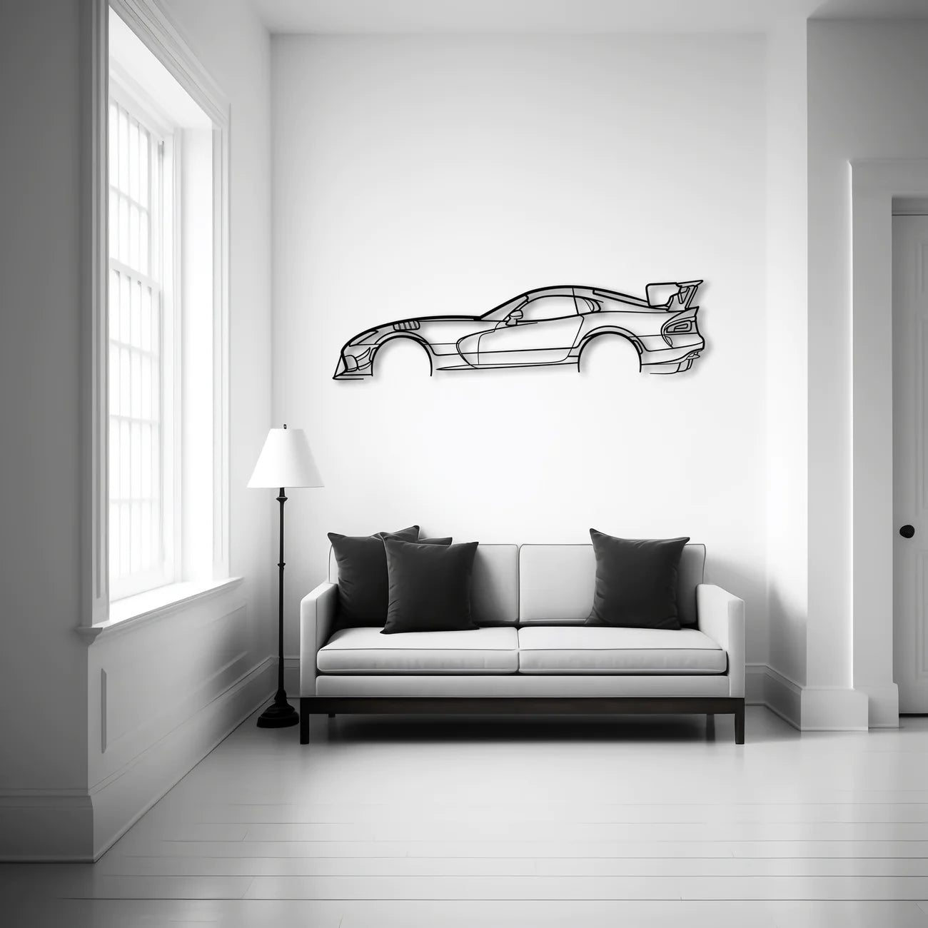 DODGE VIPER ACR METAL WALL ART - DopeCars