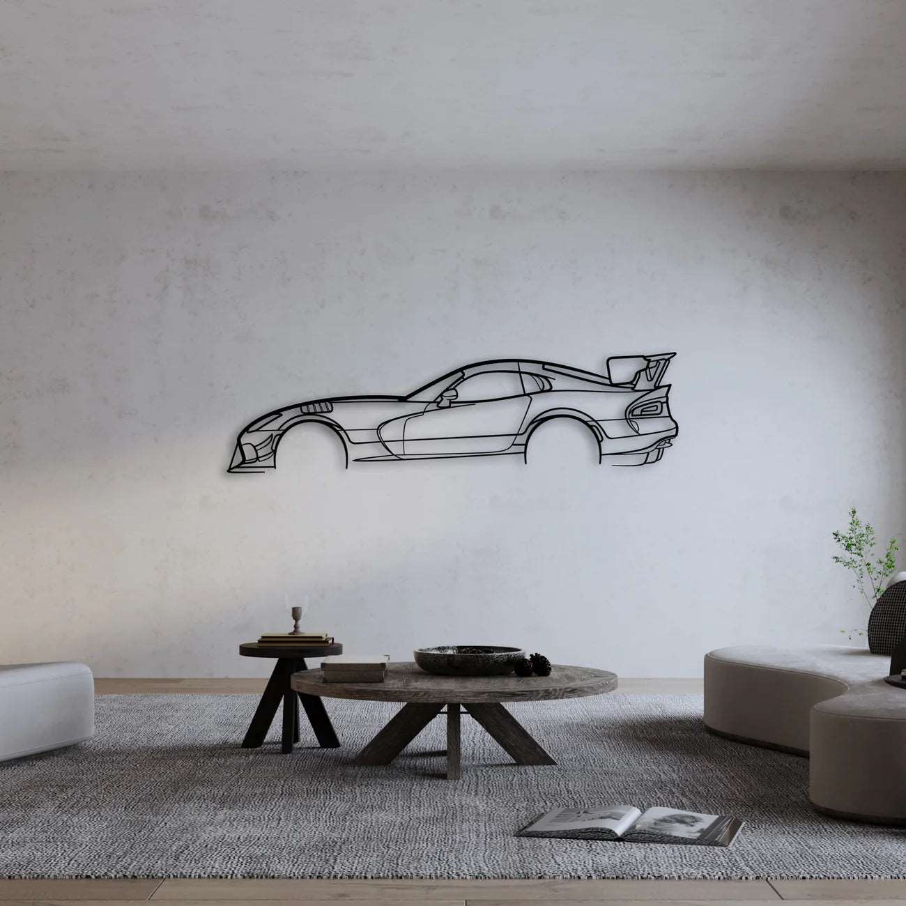 DODGE VIPER ACR METAL WALL ART - DopeCars