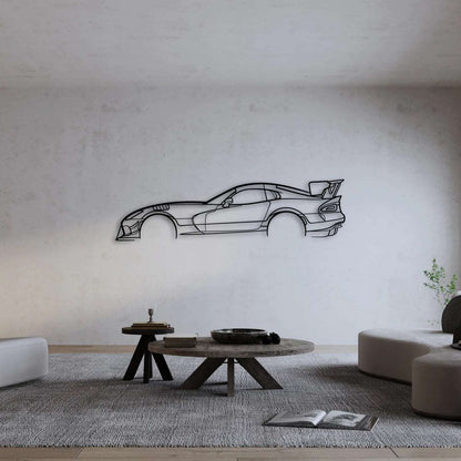 DODGE VIPER ACR METAL WALL ART - DopeCars