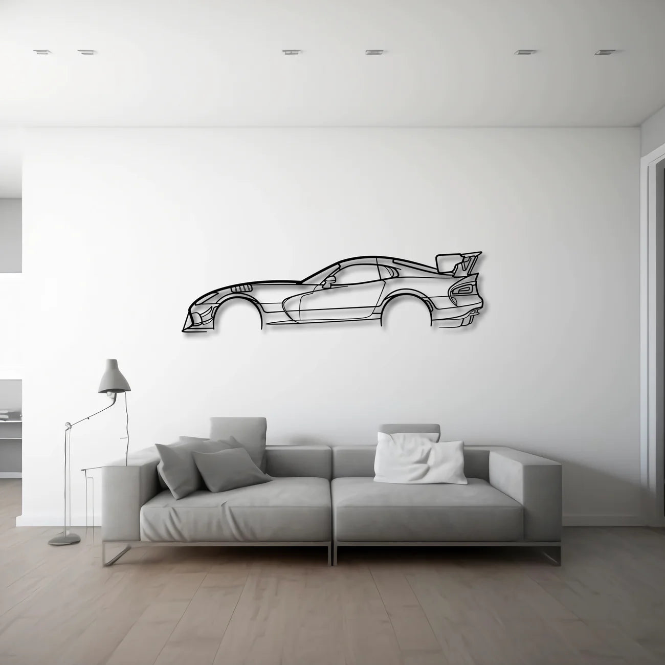 DODGE VIPER ACR METAL WALL ART - DopeCars