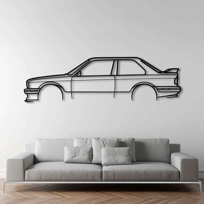 BMW M3 (E30) METAL WALL ART - DopeCars