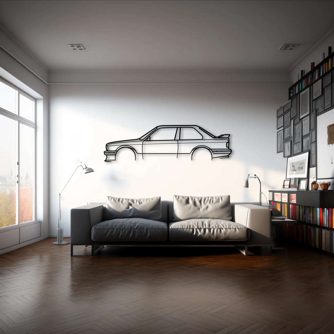 BMW M3 (E30) METAL WALL ART - DopeCars