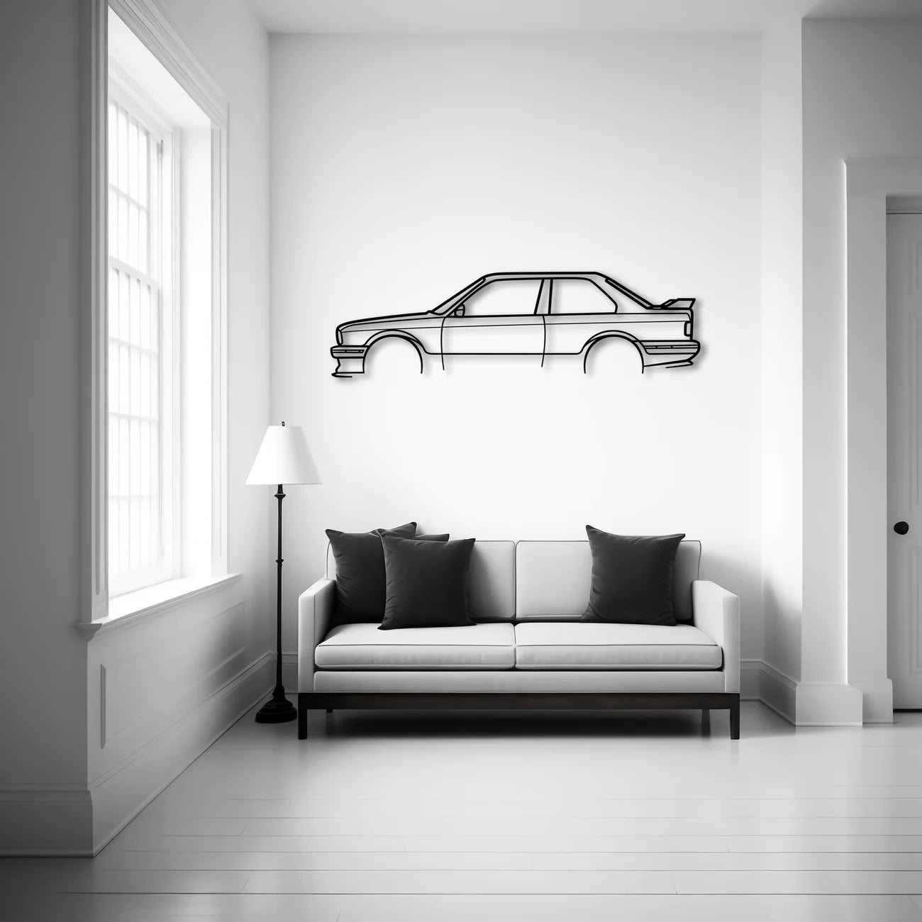 BMW M3 (E30) METAL WALL ART - DopeCars