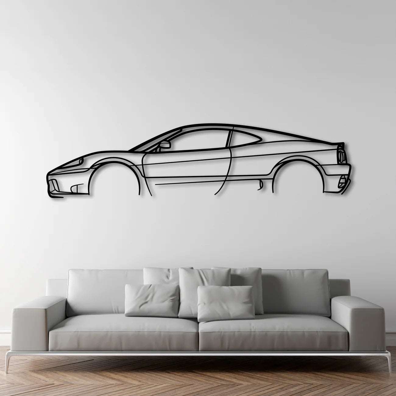 FERRARI 360 CHALLENGE STRADALE METAL WALL ART - DopeCars