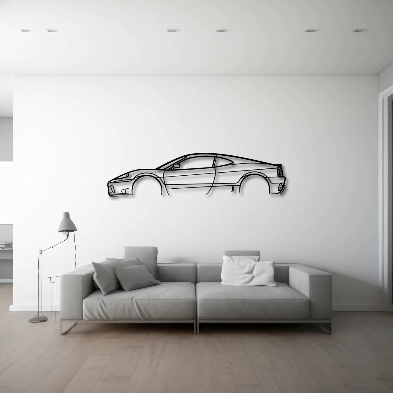 FERRARI 360 CHALLENGE STRADALE METAL WALL ART - DopeCars