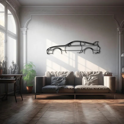 TOYOTA SUPRA MKIV METAL WALL ART - DopeCars