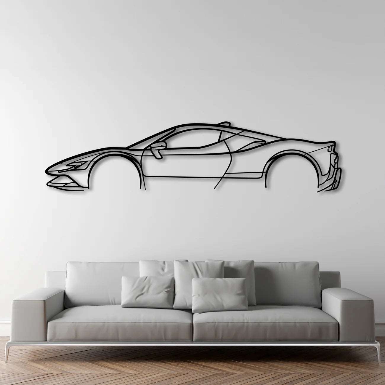 FERRARI SF90 STRADALE METAL WALL ART - DopeCars