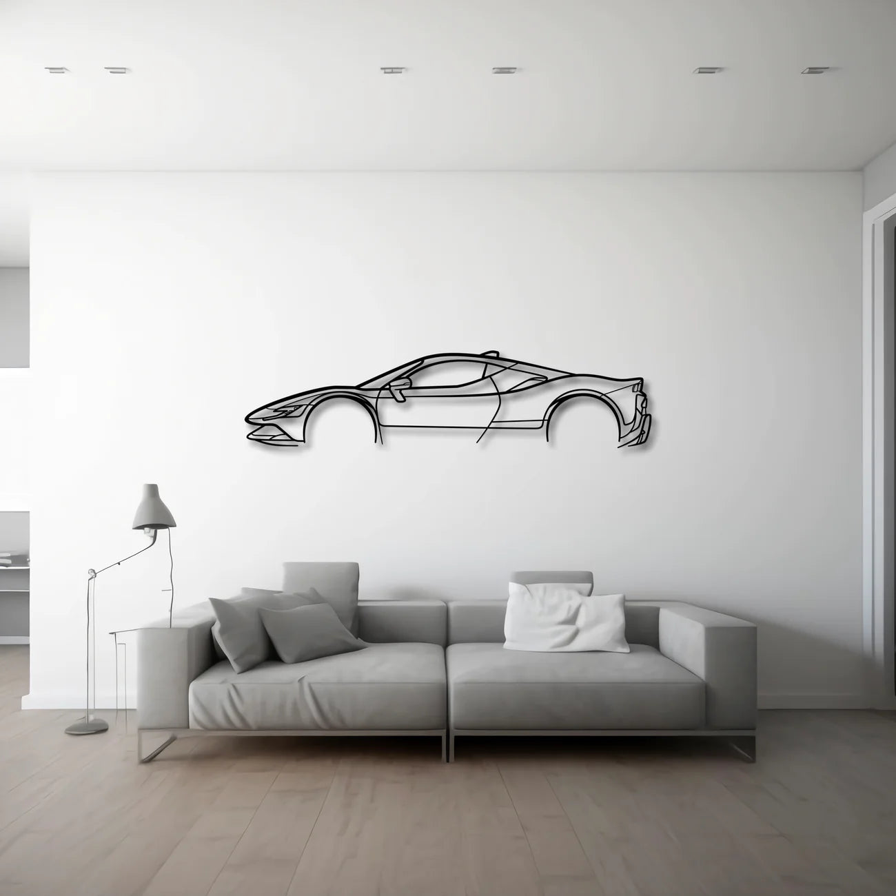 FERRARI SF90 STRADALE METAL WALL ART - DopeCars