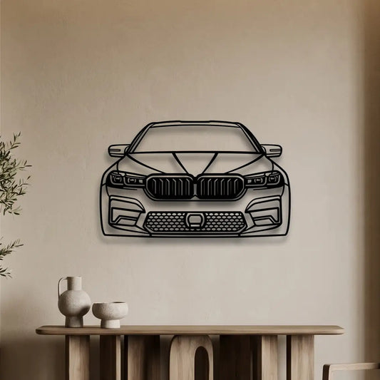 2021 M5 Competition Front View Metal Wall Art - DopeCars
