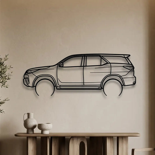 2023 Fortuner Metal Wall Art - DopeCars
