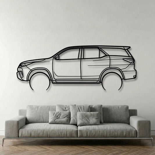 2023 Fortuner Metal Wall Art - DopeCars