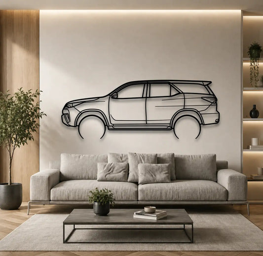 2023 Fortuner Metal Wall Art - DopeCars