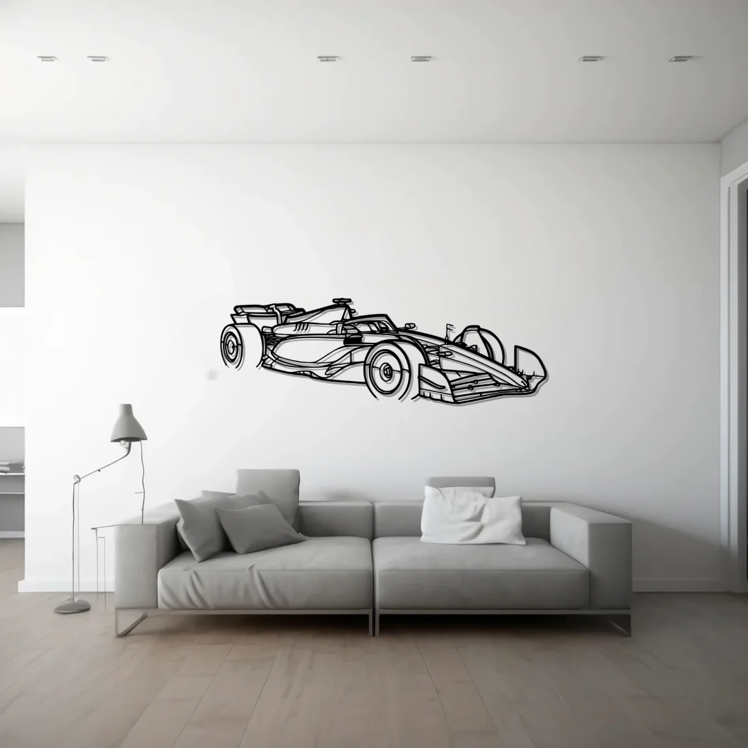 F1 2024 SF-24 Angle METAL WALL ART