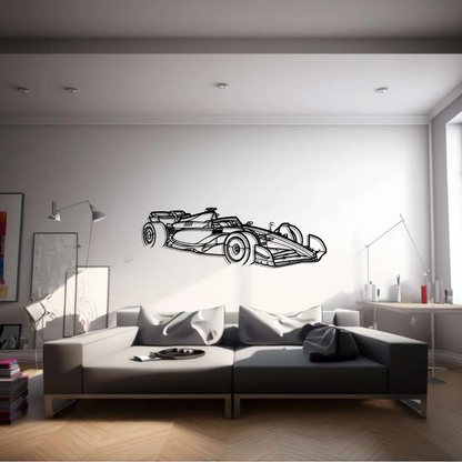 F1 2024 SF-24 Angle METAL WALL ART