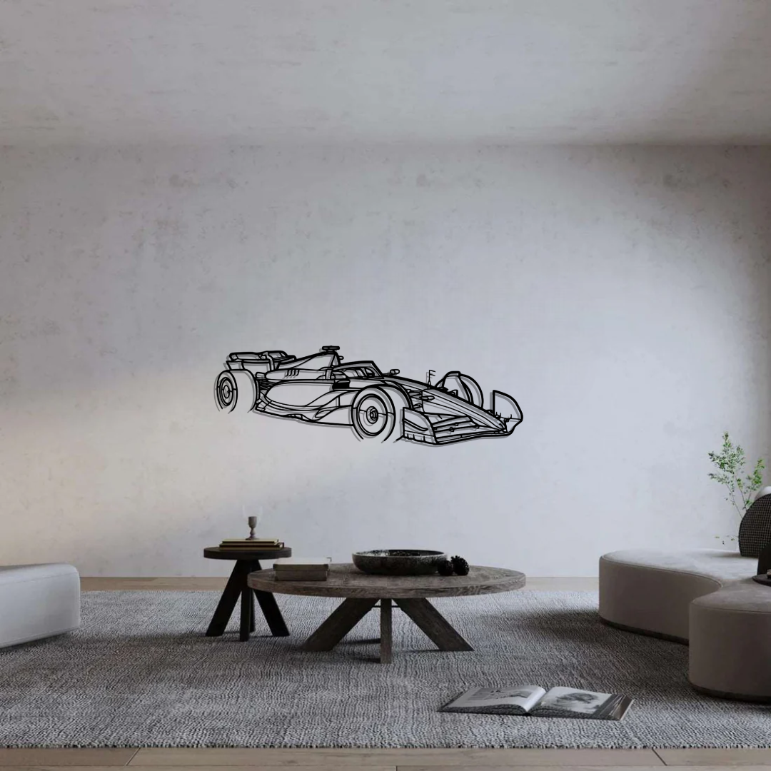 F1 2024 SF-24 Angle METAL WALL ART