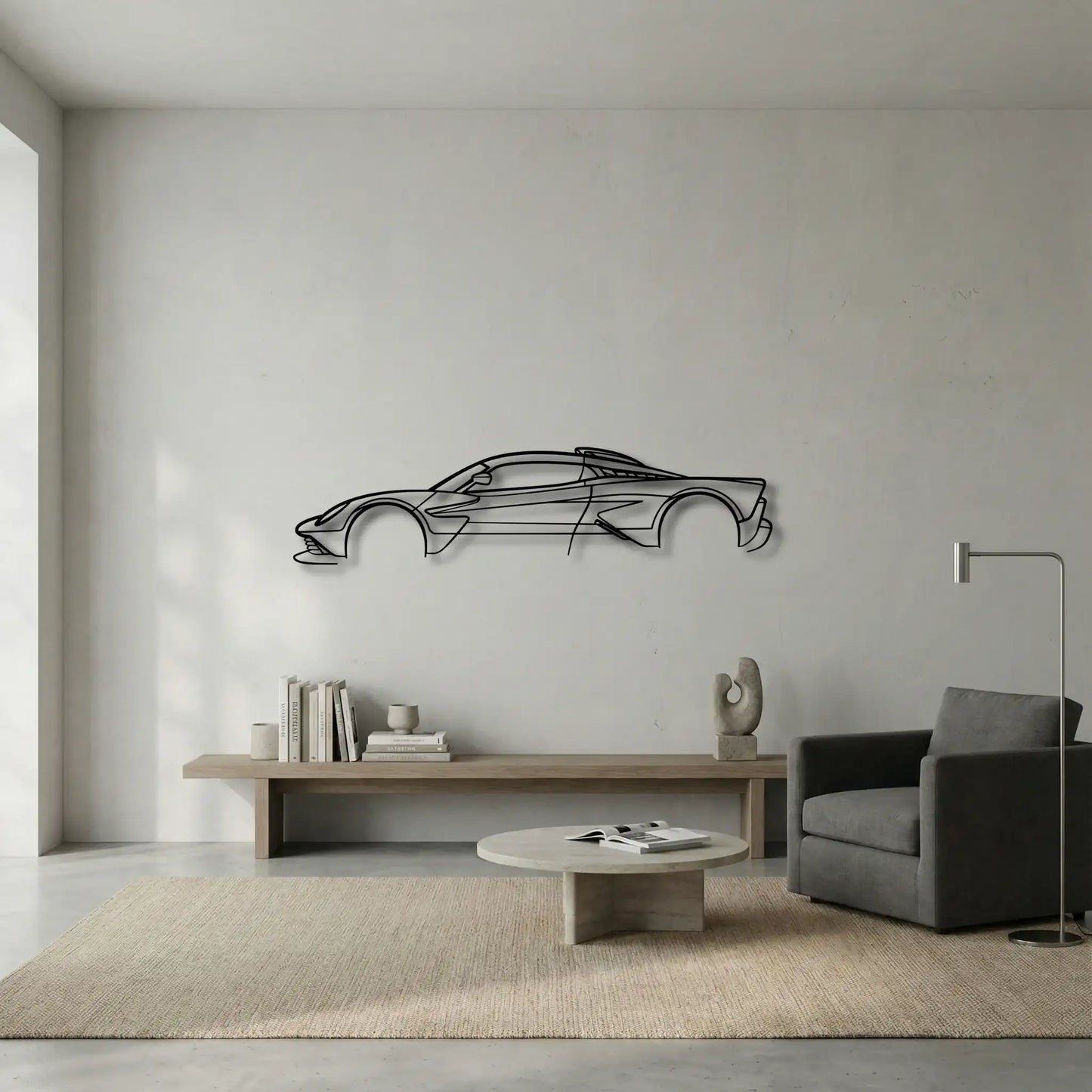 Aston Martin Valhalla Metal Wall Art