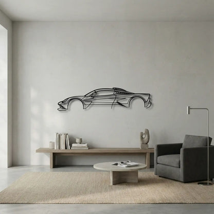 Aston Martin Valhalla Metal Wall Art