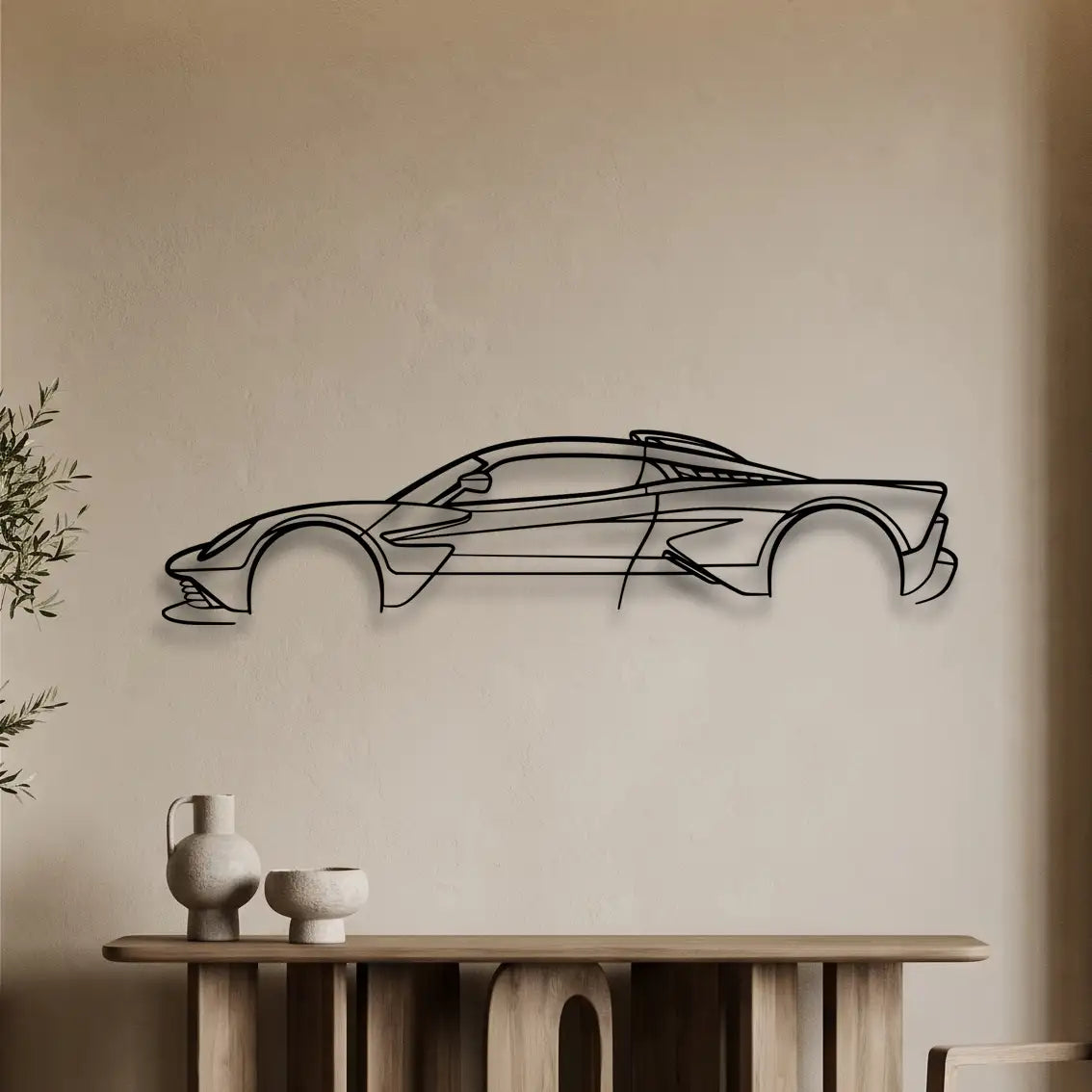 Aston Martin Valhalla Metal Wall Art - DopeCars