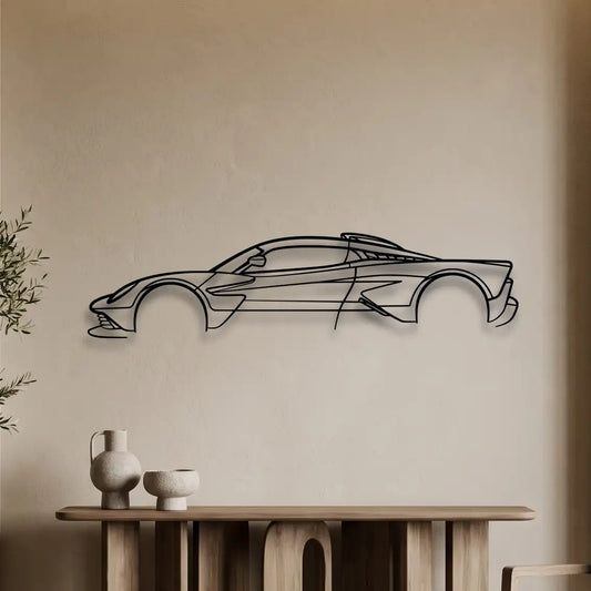 Aston Martin Valhalla Metal Wall Art - DopeCars