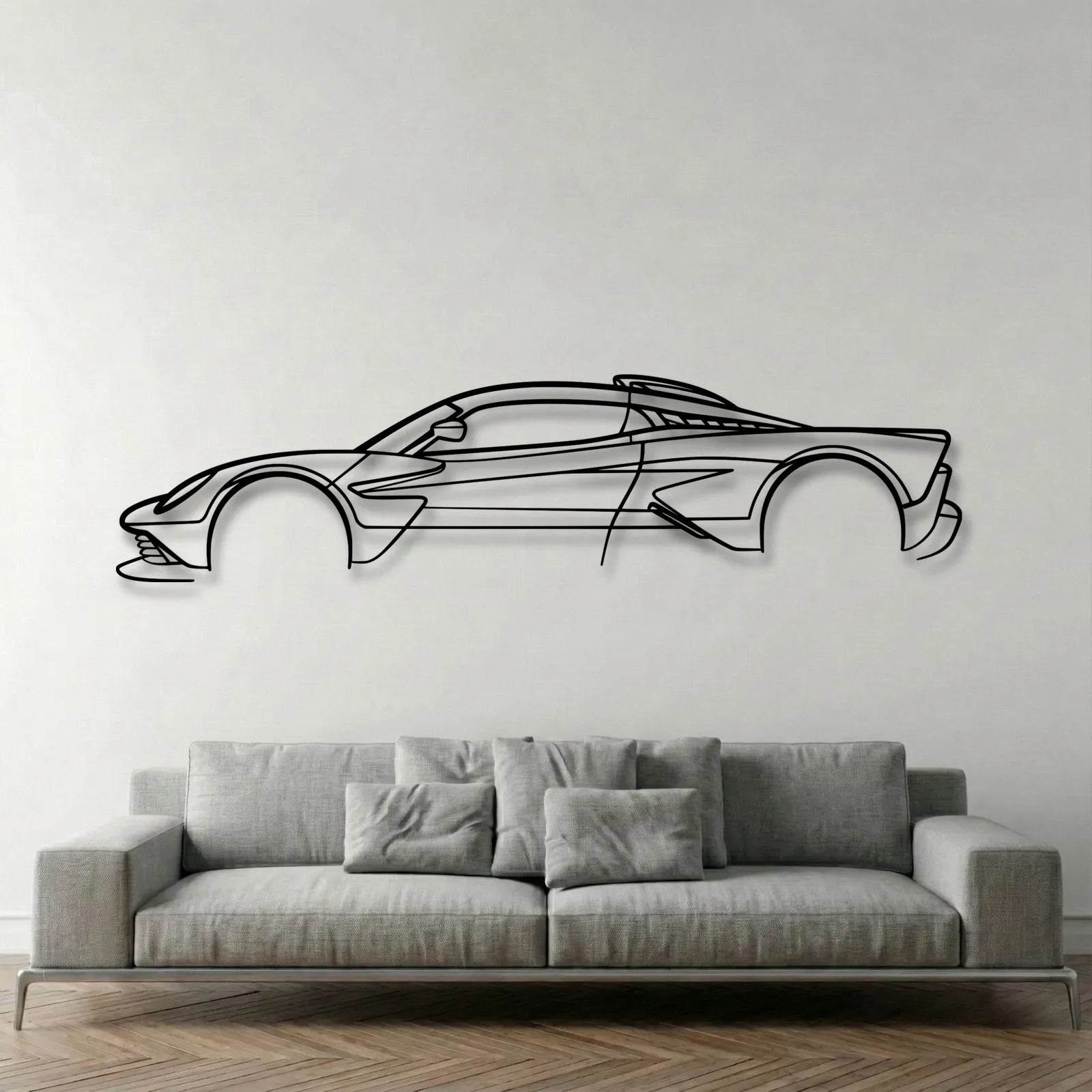 Aston Martin Valhalla Metal Wall Art - DopeCars