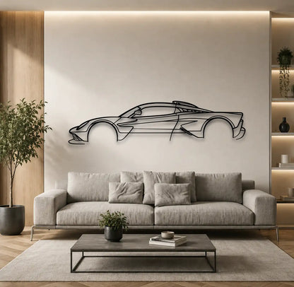 Aston Martin Valhalla Metal Wall Art