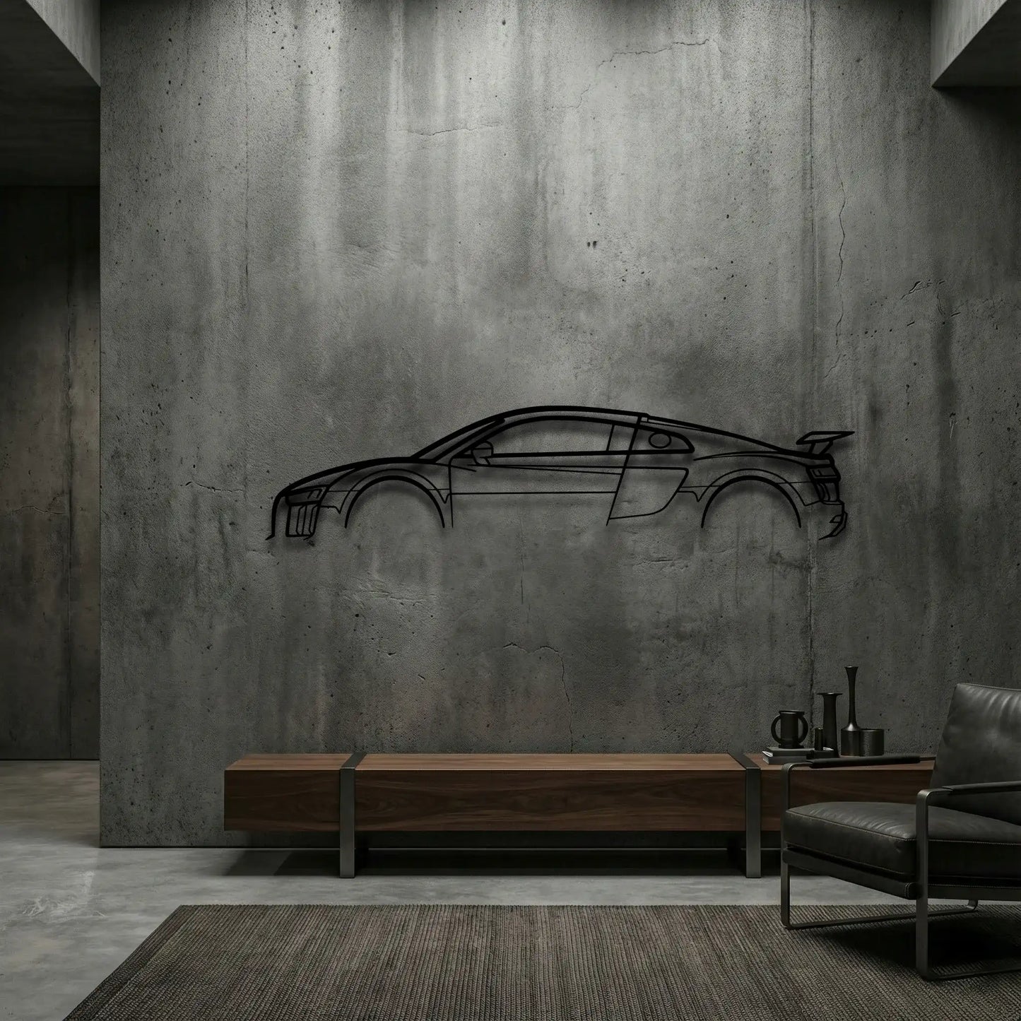 Audi R8 V10 Plus (Gen 2) Metal Wall Art