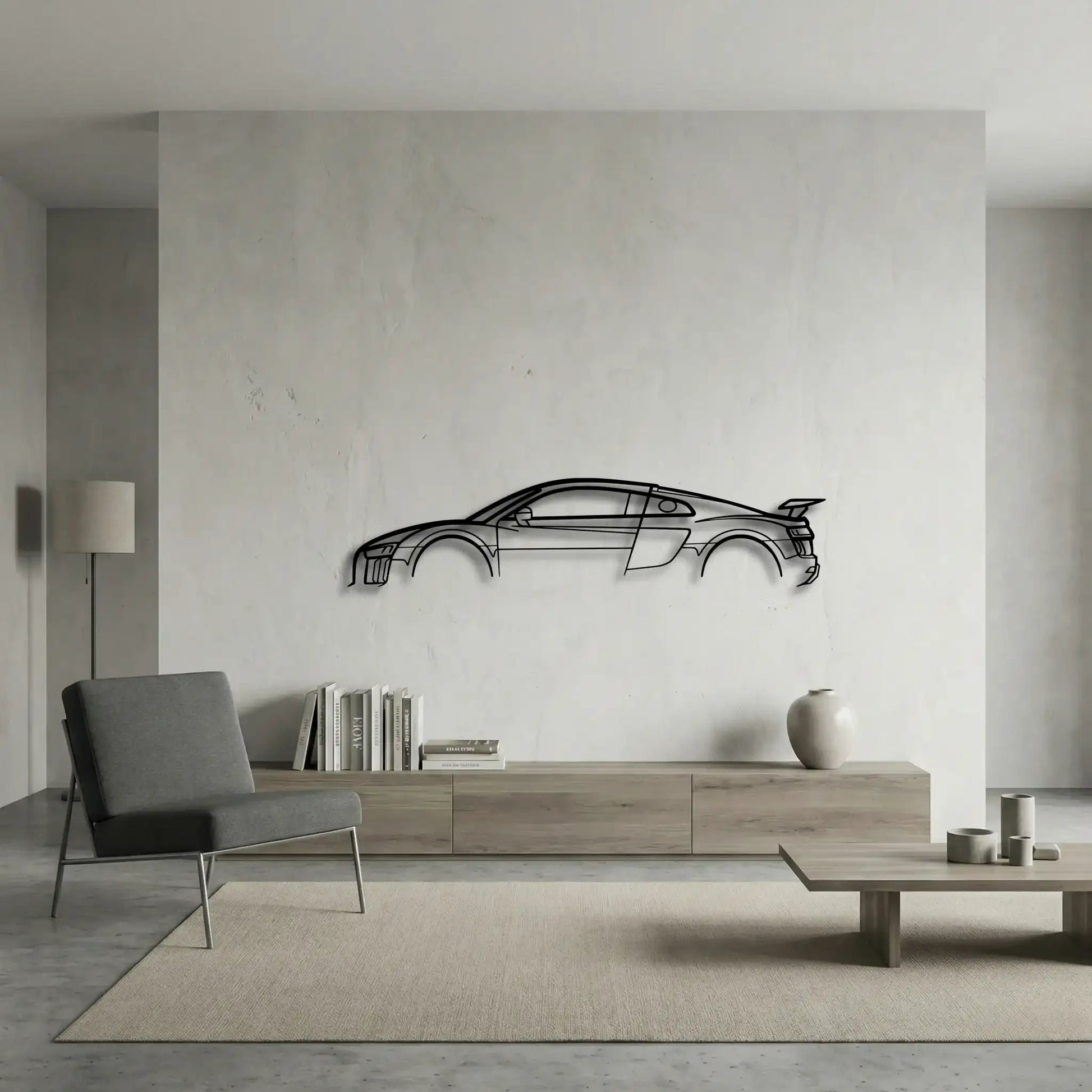 Audi R8 V10 Plus (Gen 2) Metal Wall Art
