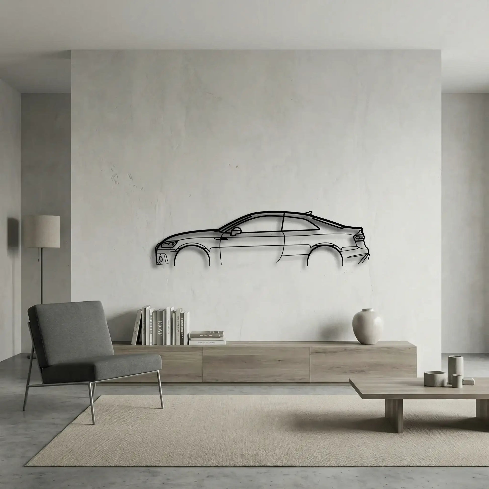 Audi RS5 Coupe (B9-8W6 Facelift) Metal Wall Art