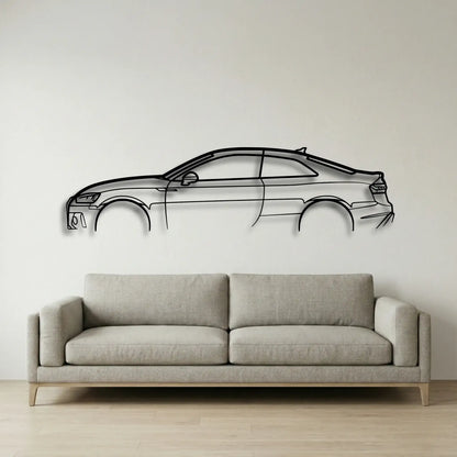 Audi RS5 Coupe (B9-8W6 Facelift) Metal Wall Art