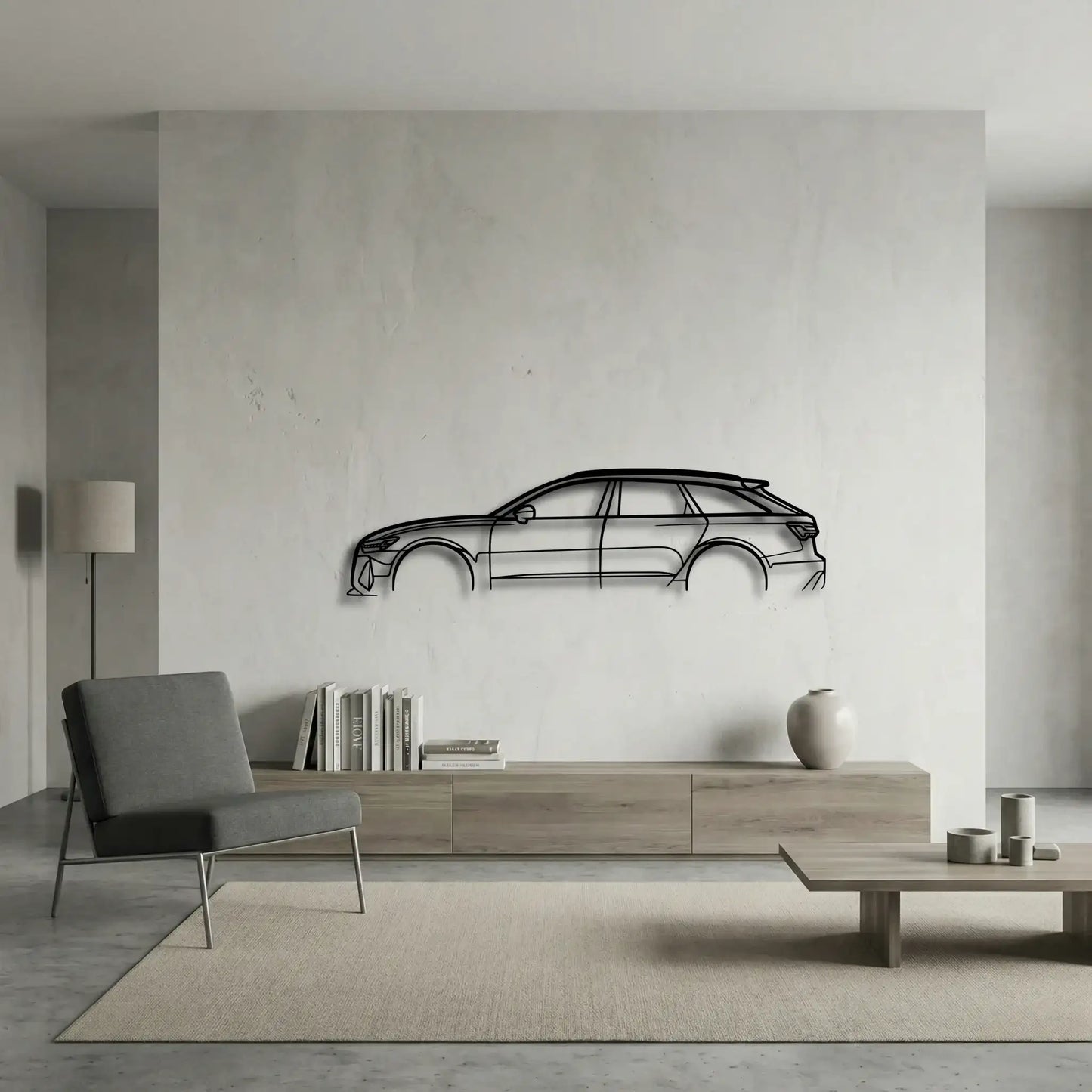 Audi RS6 (C8) Metal Wall Art