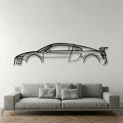 Audi R8 V10 Plus (Gen 2) Metal Wall Art - DopeCars