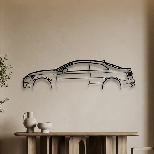 Audi RS5 Coupe (B9-8W6 Facelift) Metal Wall Art - DopeCars