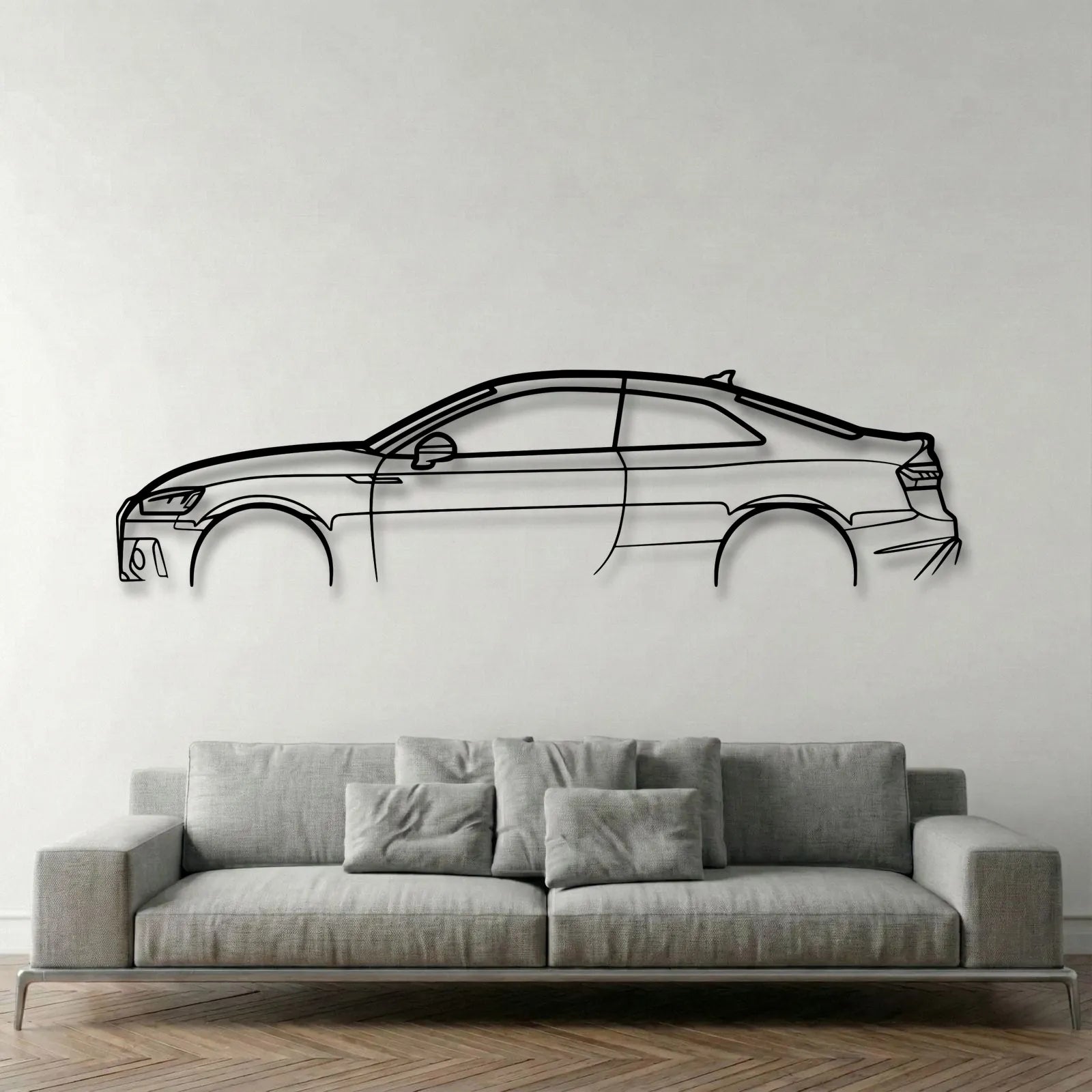 Audi RS5 Coupe (B9-8W6 Facelift) Metal Wall Art - DopeCars